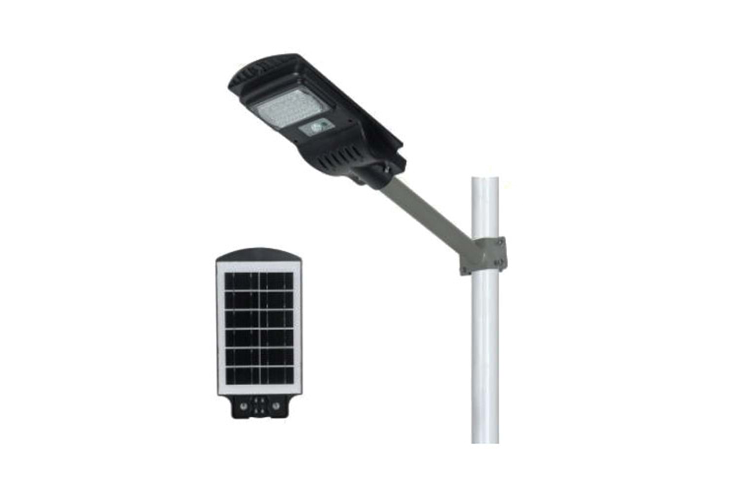 100W Solar Panelli Aydınlatma - Solar Panelli - Kumandalı