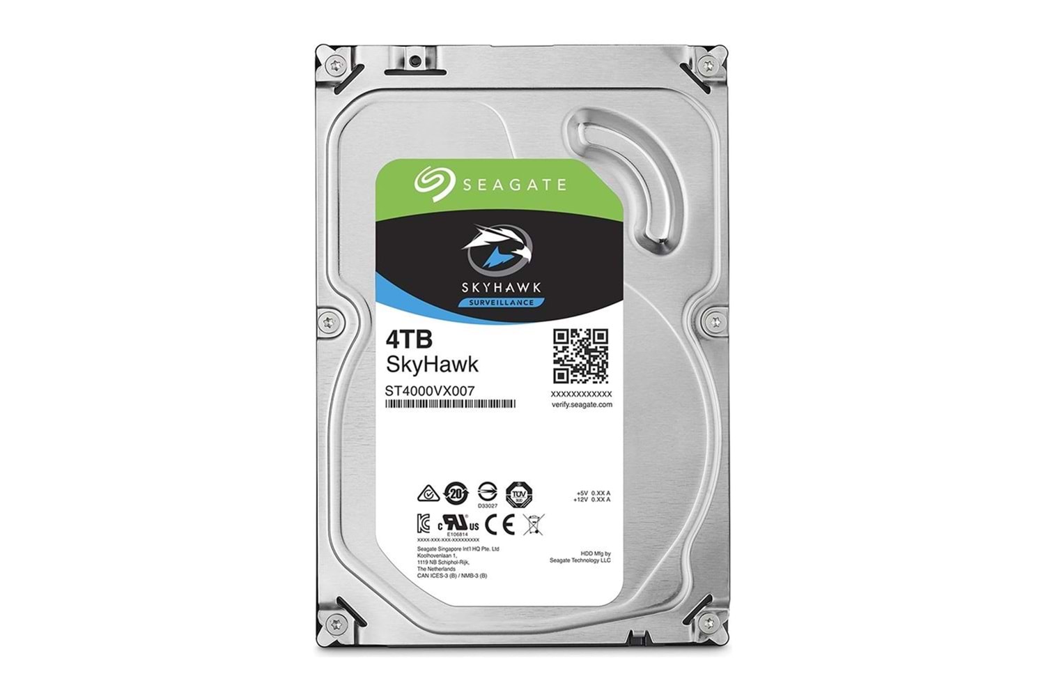 4 TB SEAGATE 3.5 SKYHAWK SATA6 256MB 7/24 GÜVENLİK ST4000VX016