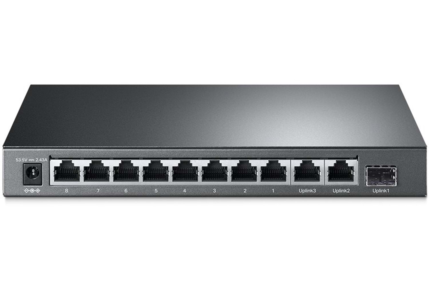 TP-LİNK 8 PORT 10-100 2XGB RJ45 UPLİNK 1XGBİT SFP 250 METRE 124W POE SWITCH
