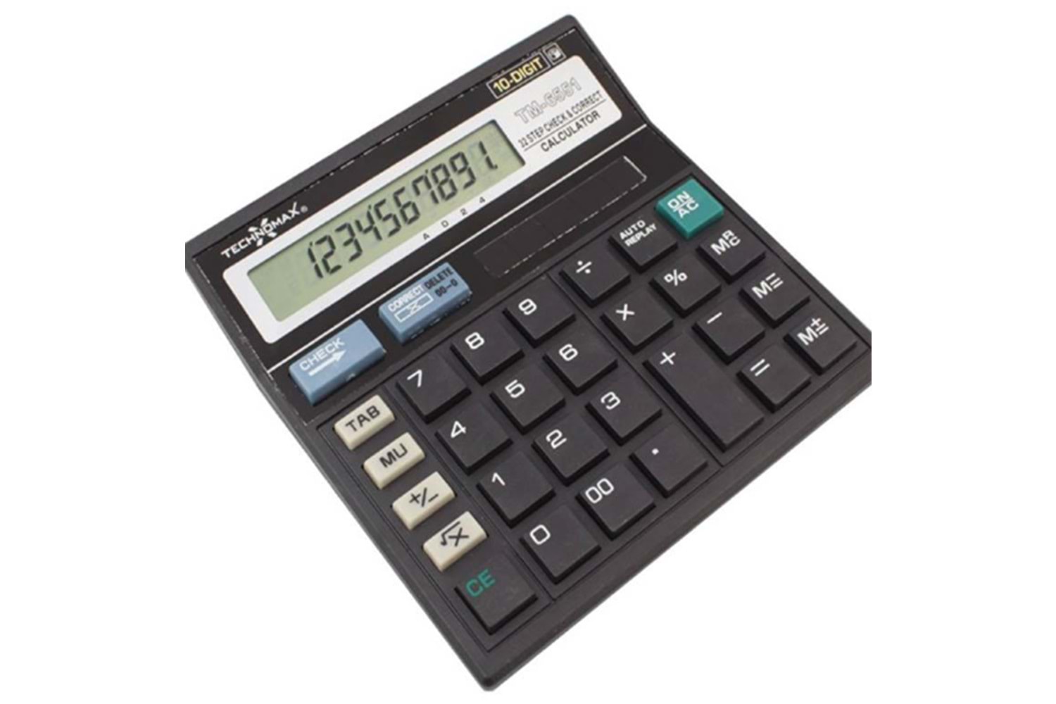 TECHNOMAX TM-6551 10 DIGITS HESAP MAKİNASI