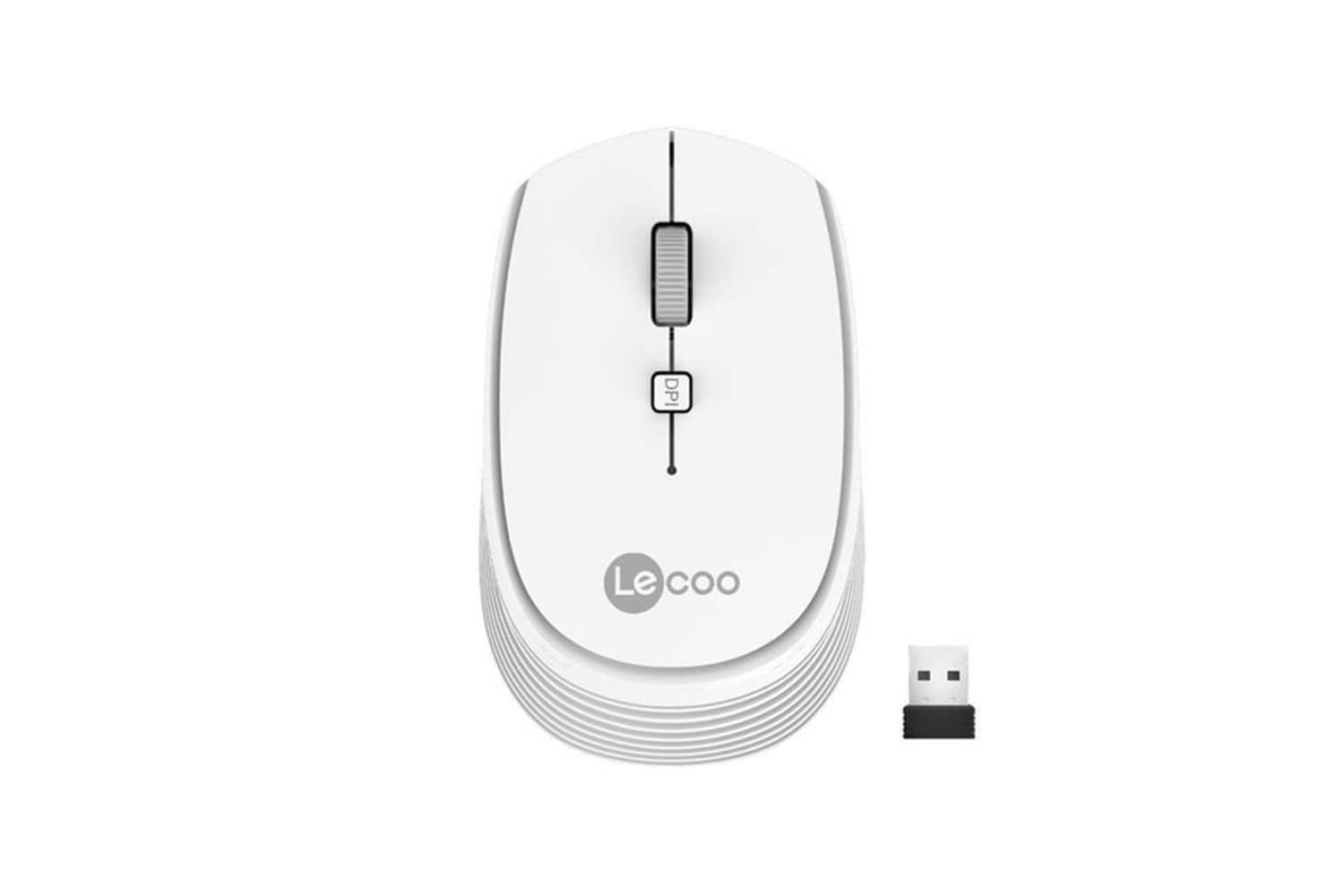 LENOVO LECOO USB OPTİK KABLOSUZ MOUSE BEYAZ WS202-B