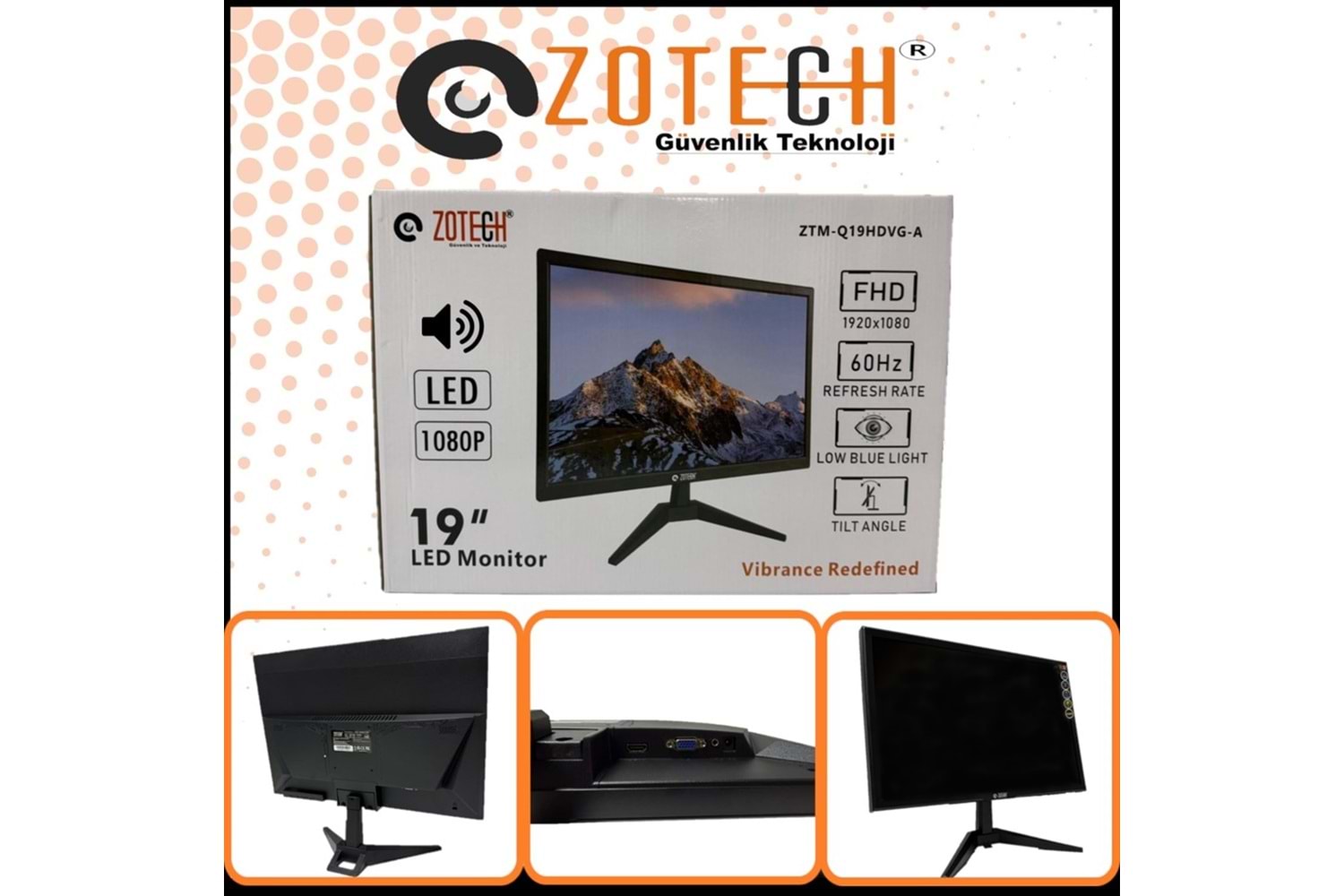 Zotech ZTM-Q19HDVG 19