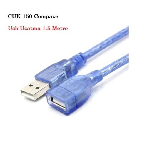 COMPAXE CUK-150 1.5MT USB UZATMA KABLOSU