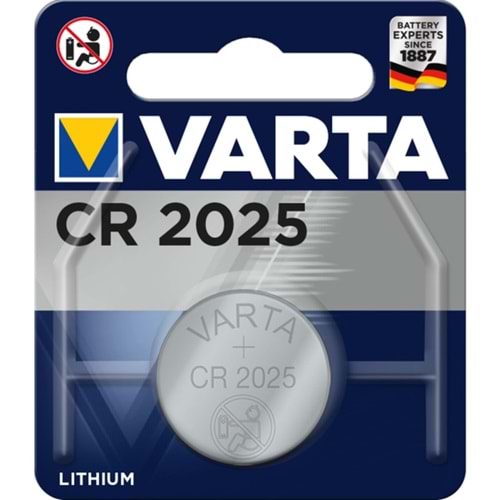 VARTA CR2025 3V ALKALINE PIL