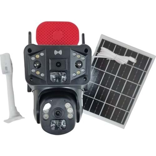 AVENİR AV-S427 (4G-SOLAR) SİM KARTLI GÜNEŞ ENERJİLİ DIŞ ORTAM 360 DERECE AKILLI KAMERA