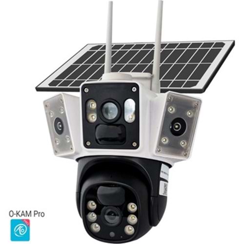 AVENİR AV-S428 (4G-SOLAR) SİM KARTLI GÜNEŞ ENERJİLİ DIŞ ORTAM 360 DERECE AKILLI KAMERA