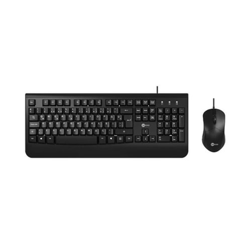 LENOVO LECOO USB KABLOLU TÜRKÇE Q KLAVYE MOUSE SET SİYAH CM105-S