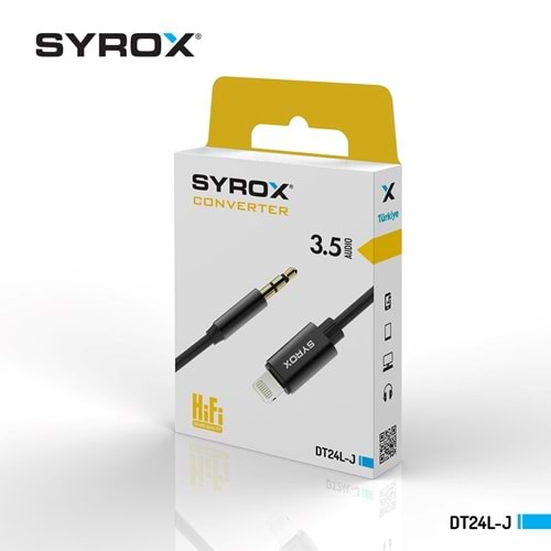 SYROX DT24L-J LIGHTNING AUX DÖNÜŞTÜRÜCÜ
