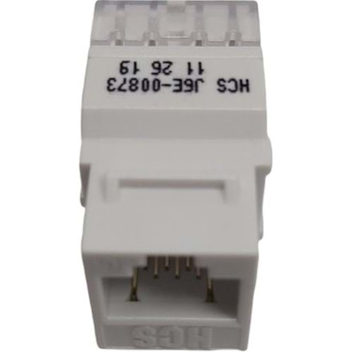 HCS CAT6 UTP KEYSTONE JACK 110 T568A/B 180 DERECE