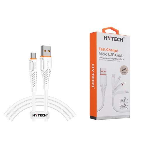 Hytech HY-X235 3A Micro USB Siyah Data ve Şarj Kablosu