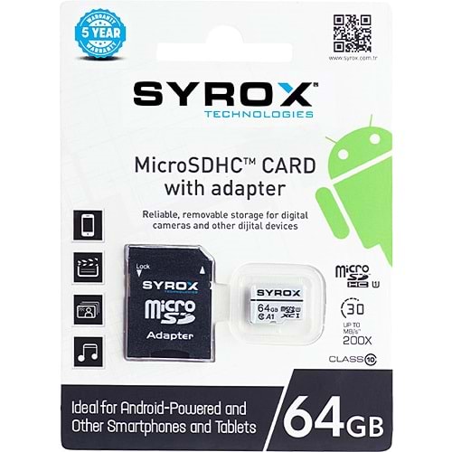 SYROX 64GB MC64 HAFIZA KARTI