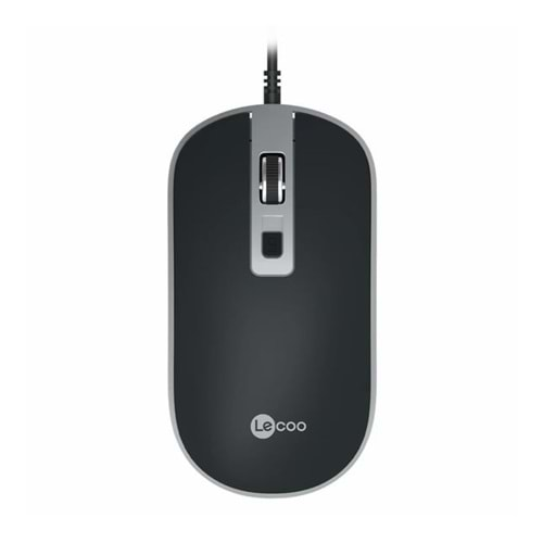 LENOVO LECOO USB OPTİK KABLOLU MOUSE SİYAH MS104