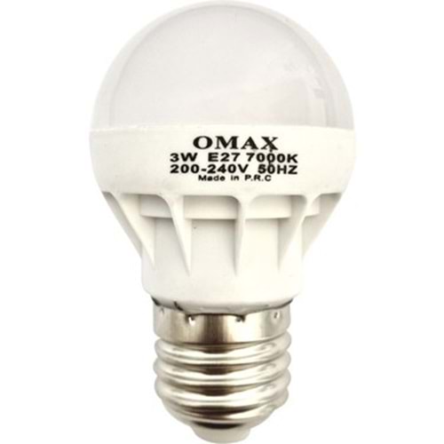 OMAX 3W LED AMPÜL - 12Lİ PAKET