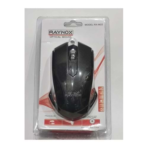RAYNOX RX-M22 USB KABLOLU OPTIK MOUSE