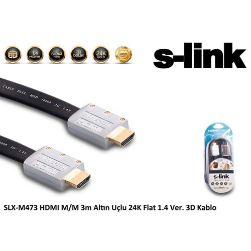 S-LİNK SLX-M473 3MT HDMI KABLO