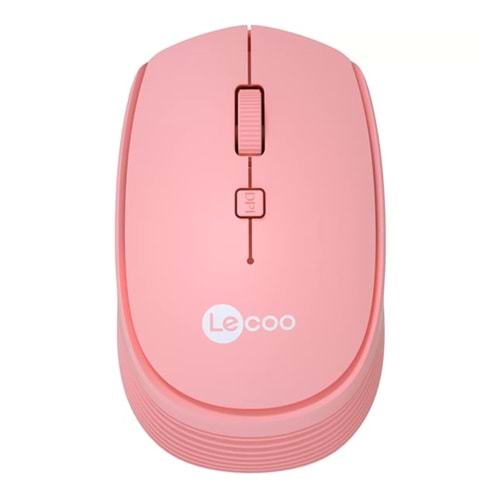 LENOVO LECOO USB OPTİK KABLOSUZ MOUSE PEMBE WS202-P