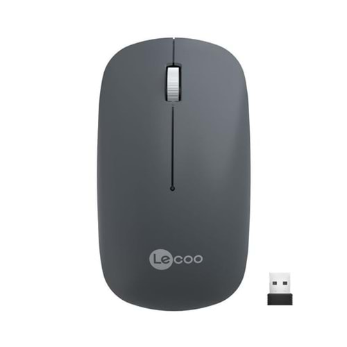 LENOVO LECOO USB OPTİK KABLOSUZ MOUSE GRİ WS214-G