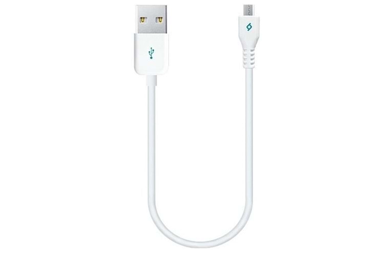 TTEC 2DK7513B BEYAZ MINI KABLO 30CM MIKRO USB KABLOSU