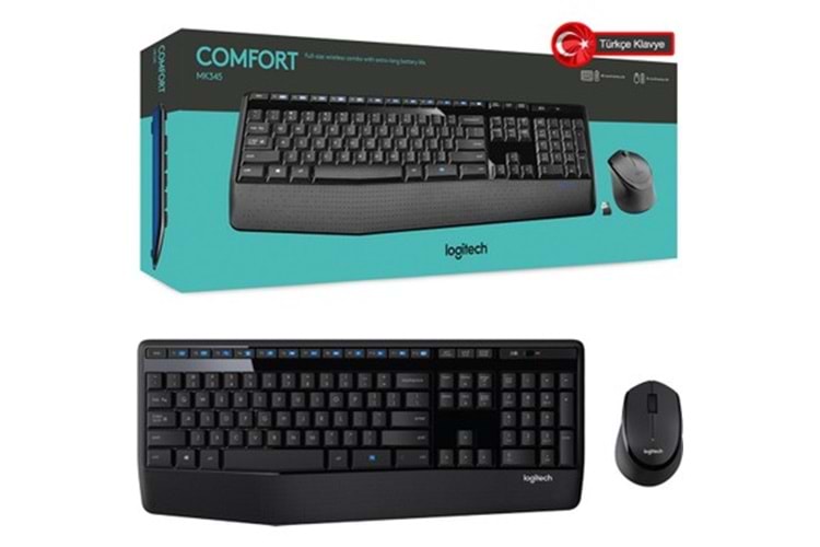 LOGITECH MK345 KABLOSUZ KLAVYE MOUSE SET