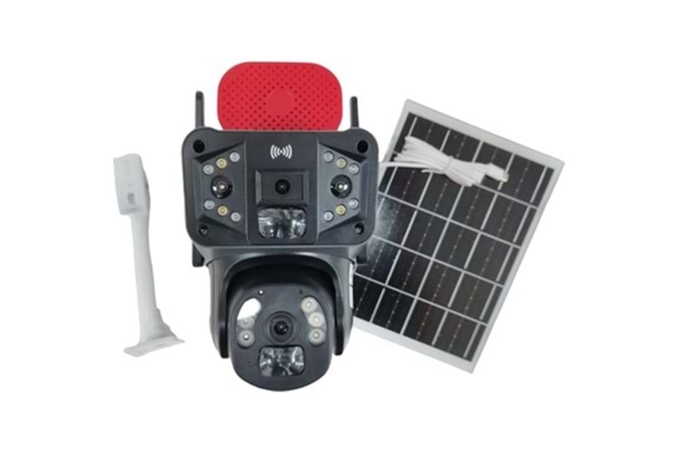 AVENİR AV-S427 (4G-SOLAR) SİM KARTLI GÜNEŞ ENERJİLİ DIŞ ORTAM 360 DERECE AKILLI KAMERA