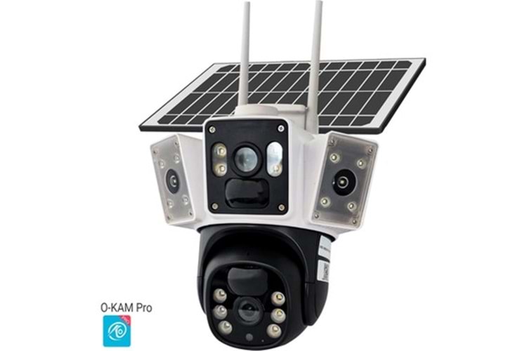 AVENİR AV-S428 (4G-SOLAR) SİM KARTLI GÜNEŞ ENERJİLİ DIŞ ORTAM 360 DERECE AKILLI KAMERA
