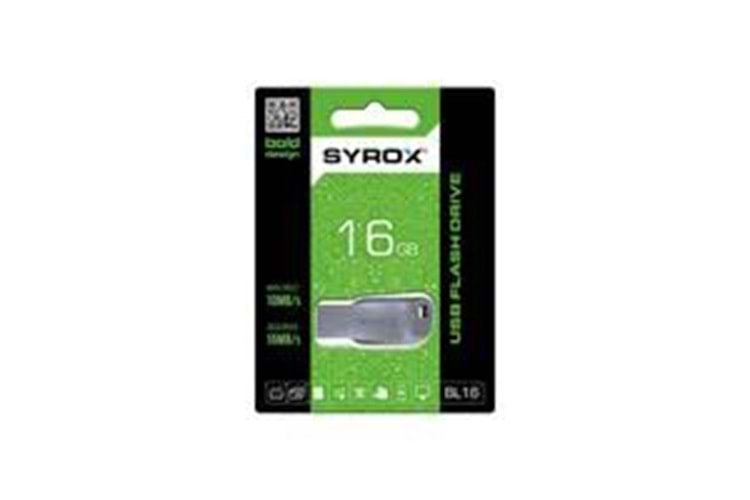 SYROX BL16 16GB 10MBS/15MBS USB FLASH BELLEK