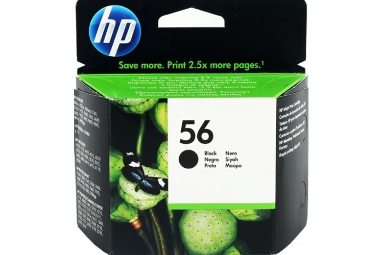 HP C6656AE SİYAH KARTUŞ (56)