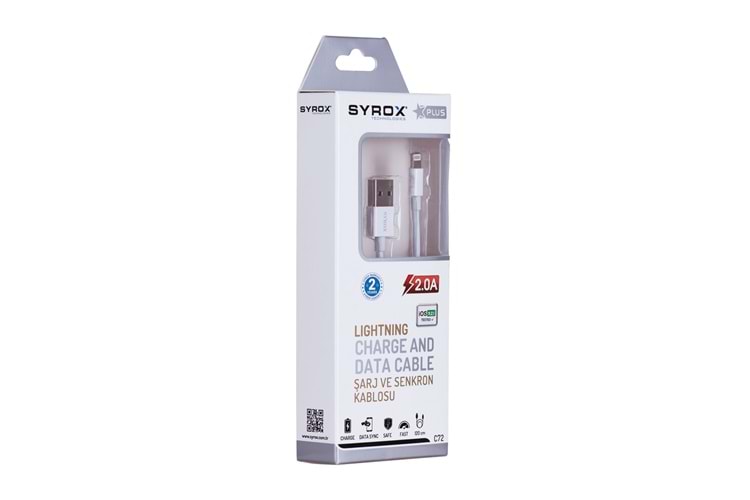 SYROX C72 2.A ŞARJ VE SENKRON KABLOSU