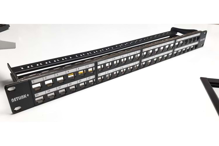 NETLINK CAT6 24 PORT BAKIR PATCH PANEL