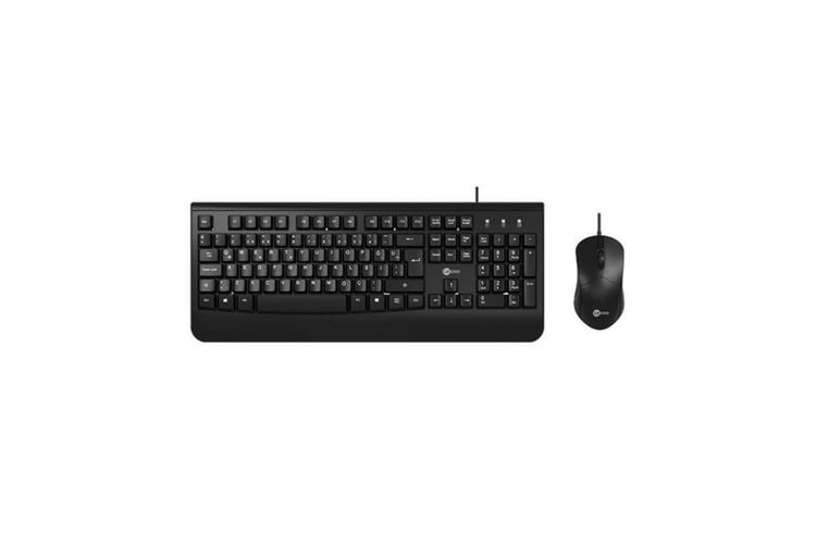 LENOVO LECOO USB KABLOLU TÜRKÇE Q KLAVYE MOUSE SET SİYAH CM105-S