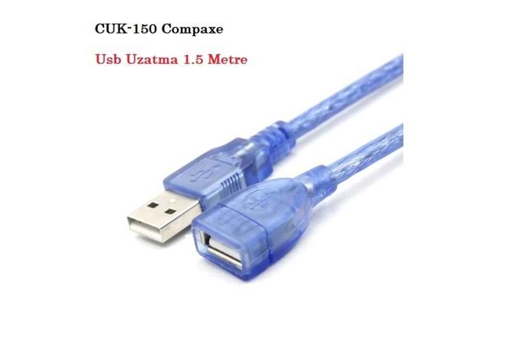 COMPAXE CUK-150 1.5MT USB UZATMA KABLOSU
