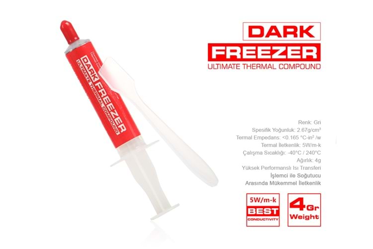 Dark Freezer DKCCT4P 4 gr Termal Macun