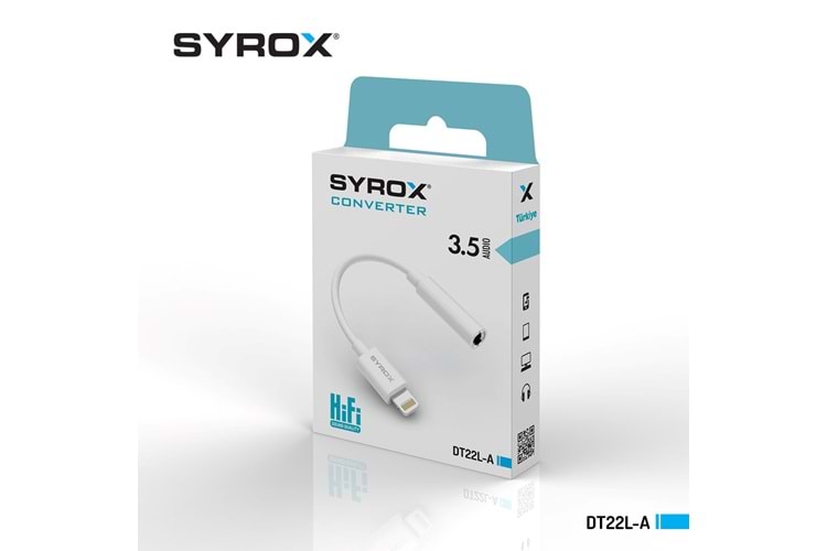 SYROX DT22L-A LIGHTNING AUDIO DÖNÜŞTÜRÜCÜ
