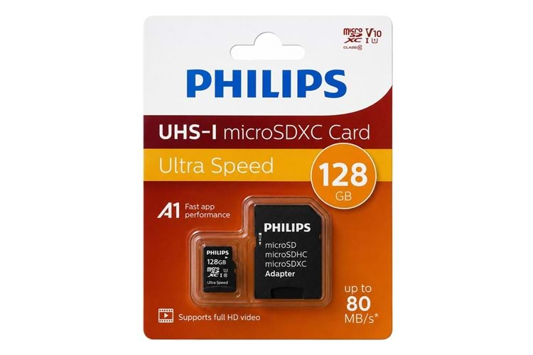PHILIPS FM12MP45B/00 128GB MICRO SD HAFIZA KARTI