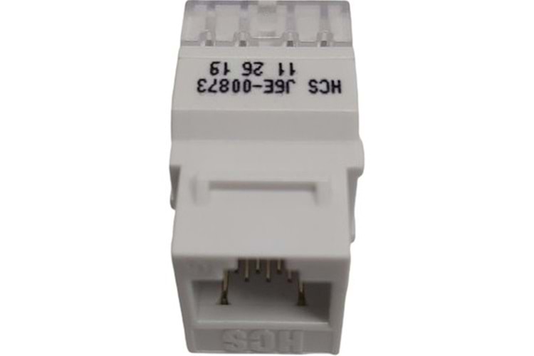 HCS CAT6 UTP KEYSTONE JACK 110 T568A/B 180 DERECE