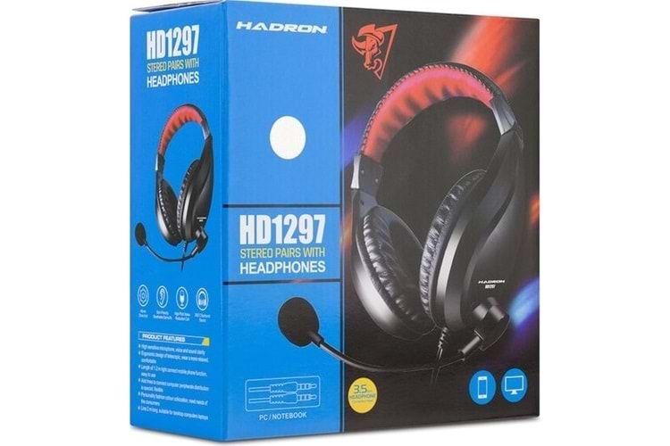 HADRON HD1297 MIKOFONLU KULALIK SETİ