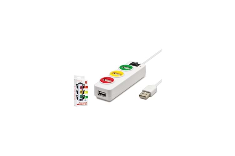 HADRON HD140/200 USB 2.0 HUB 4 PORT LEDLİ