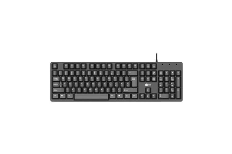 LENOVO LECOO USB KABLOLU TÜRKÇE Q KLAVYE SİYAH KB101-S