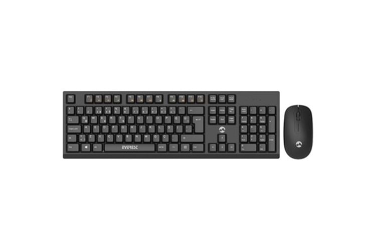 Everest KM-2510 Kablosuz Q Multimedia Klavye Mouse Set