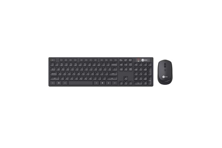 LENOVO LECOO KABLOSUZ TÜRKÇE Q KLAVYE MOUSE SET SİYAH