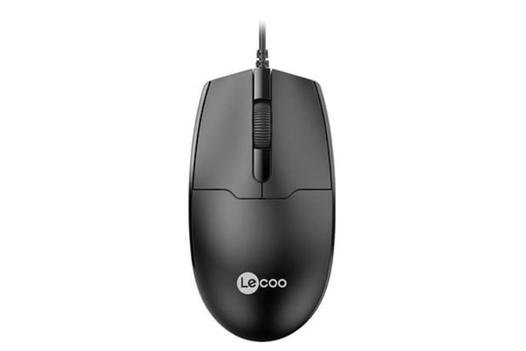 LENOVO LECOO USB OPTİK KABLOLU MOUSE SİYAH MS101-S