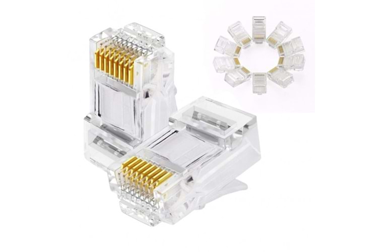 NIVATECH CAT6 RJ45 KONNEKTÖR (100LÜ) NTC-694