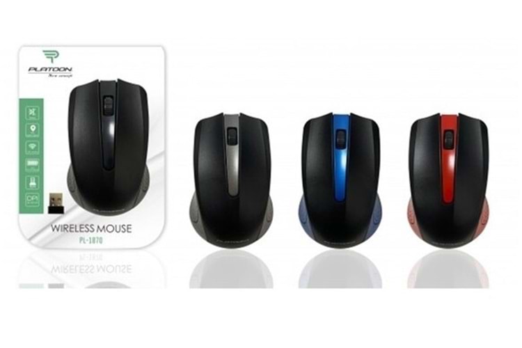 PLATOON PL-1870 WIRELESS KABLOSUZ OPTIK MOUSE