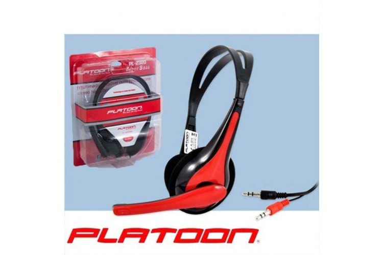 PLATOON PL-2320 MİKROFON YANDA PC KULAKLIK