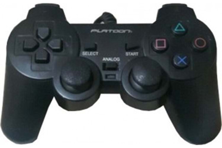 PLATOON PL-2596 PC ANALOG DUAL VAKUMLU GAME PAD OYUN KOLU