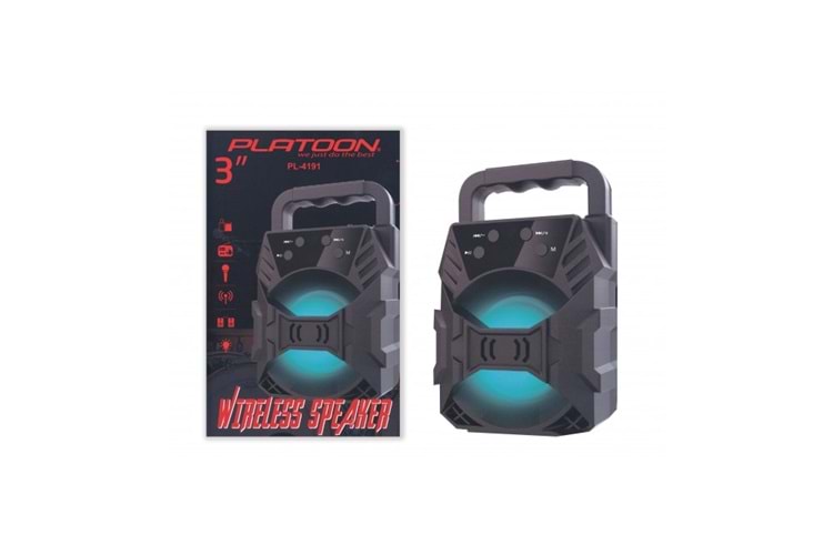 PLATOON PL-4446 SD-USB EXTRA BASS BLUETOOTH SPEAKER