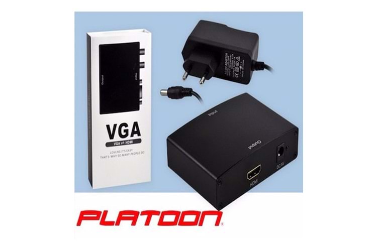 PLATOON PL-7277 VGA TO HDMI CONVERTER