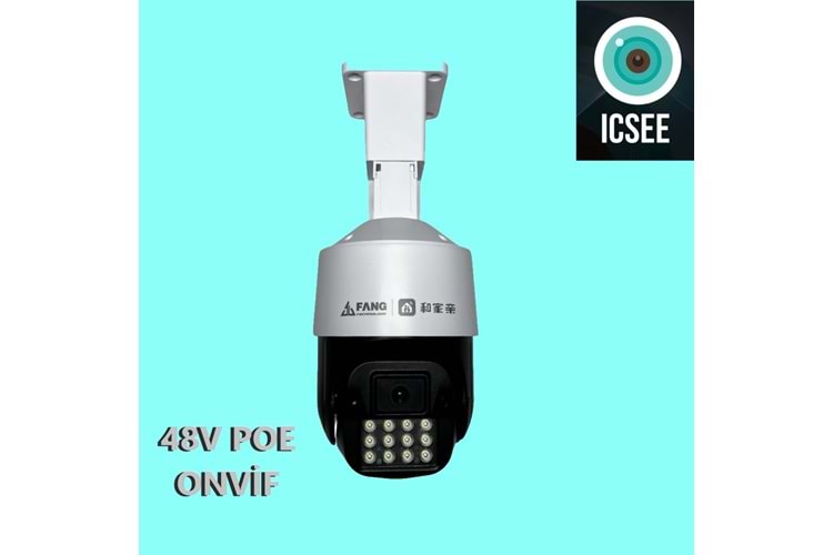 X5 Tech RX-4C 4 Mp Onvıf 48V Poe SpeedDome PTZ Icsee