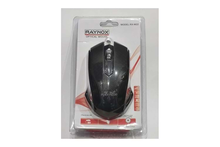 RAYNOX RX-M22 USB KABLOLU OPTIK MOUSE