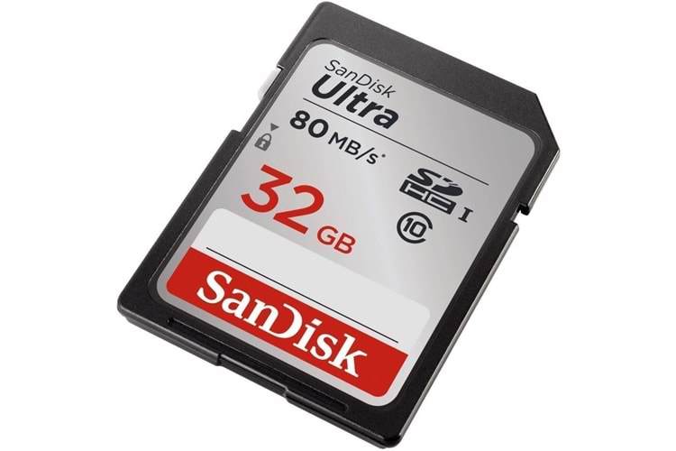 SanDisk Ultra 32GB Class 10 SDHC UHS-I Memory Card up to 80MB/s (SDSDUNC-032G-GN6IN)